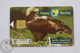 Spanish Collectible  Phone Card: Fauna Iberica - Aguila Imperial (Aquila Heliaca Adalberti)/ Spanish Imperial Eagle - Águilas & Aves De Presa