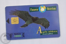 Spanish Collectible  Phone Card: Fauna Iberica - Aguila Culebrera ( Circaetus Gallicus)/ Short-toed Snake Eagle - Arenden & Roofvogels