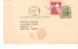Tarjeta Postal  Con Matasello De 1946 - Cartas & Documentos