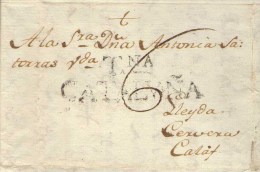 8787. Carta Entera Pre Filatelica TARRAGONA 1801. Escasa - ...-1850 Prephilately