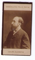 Petite Photo 1ère Collection Félix Potin (chocolat), Homme De Lettres Jules Claretie, Photo Nadar, Paris, Vers 1900 - Albums & Collections