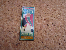 PINS MONGOLFIERE FESTIVAL BALLOON RACE 1990 KENTUCKY DERBY - Fesselballons