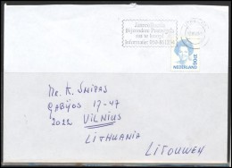 NETHERLANDS Brief Postal History Envelope NL 001 UTRECHT Slogan Cancellation Philately - Covers & Documents