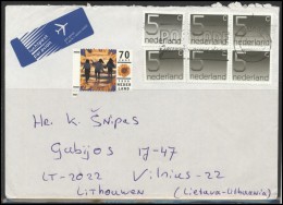 NETHERLANDS Brief Postal History Envelope Air Mail NL 013 SITTARD Slogan Cancellation - Cartas & Documentos