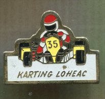 Pin´s - Karting LOHEAC Kart - Ille Et Vilaine Bretagne - Automobilismo - F1