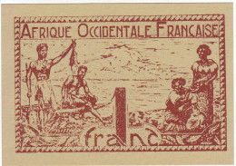 AFRIQUE OCCIDENTALE FRANCAISE - 1 Fr - - Other - Africa