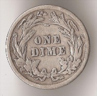 USA 1  DIME  1911  ARGENT - 1892-1916: Barber