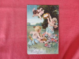 Holidays & Celebrations > Valentine's Day   PFB Series  Embossed  1910 Cancel Ref 1319 - Valentinstag