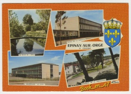 {47138} 91 Essonne Epinay Sur Orge , Multivues ; Ecole De La Terrasse , Le Mauregard Le C E S - Epinay-sur-Orge