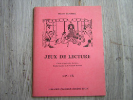 MARCEL ROUSSEL  JEUX DE LECTURE  CAHIER D'APPLICATION DU LIVRE: FREDI  SUZETTE ET LE CANANRD BOITEUX  C P - C E 1979 - 6-12 Ans