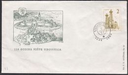 Yugoslavia 1959, Illustrated Cover "Virovitica" W./ Postmark "Virovitica", Ref.bbzg - Cartas & Documentos