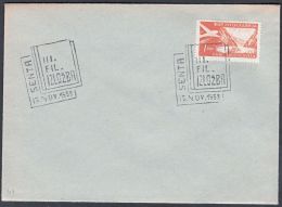Yugoslavia 1959, Cover W./ Postmark "Philatelic Exibition Senta", Ref.bbzg - Covers & Documents