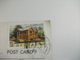 STORIA POSTALE FRANCOBOLLO COMMEMORATIVO Barbados Deserted Beach On The Tranquil West Coast Of St. Peter - Barbades
