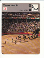 Fiche Illustrée Sport / Tauromachie / Corrida ( Arène De Pampelune 1975 )  // IM 01-FICH-SPORT - Sports