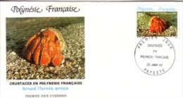 POLYNESIE 1986  FDC BERNARD L'HERMITE   YVERT N°247 - FDC