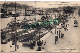 50 - CHERBOURG - LE QUAI ALEXANDRE III ET LE BASSIN DU COMMERCE - Cherbourg