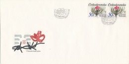 Czechoslovakia / First Day Cover (1987/13), Terezín - Theme: 40 Anniversary Of The Terezín Memorial - Joodse Geloof