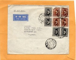 Egypt Old Cover Mailed To UK - Storia Postale