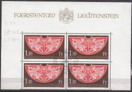 B1929 - LIECHTENSTEIN Yv N°577 BLOC - Oblitérés