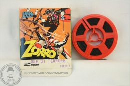 Old Super 8 Mini Film/ Movie 35 Mm - Zorro: Ore Di Terrore ( In Italian) - Otros