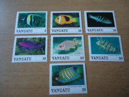 Vanuatu:  7 Werte Fische  (1987) - Vanuatu (1980-...)