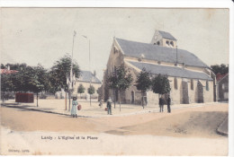 23735 LARDY Eglise Et Place  - Ed Cheramy - Noir Et Blanc - Lardy