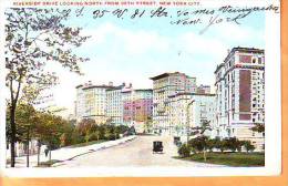 USA 1921 Y Traveled Postcard New York City Manhattan Riverside Drive 95th Street - Manhattan