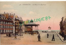 50 -   CHERBOURG -  LA PLACE DE LA REPUBLIQUE - Cherbourg