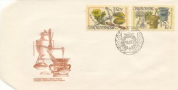 Czechoslovakia / First Day Cover (1971/19 C) Praha (1): International Congress On History Of Pharmacy (1Kcs, 1,20Kcs) - Farmacia