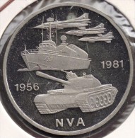 DDR RDA 10 MARK 1981 25 JAHRE NVA National People's Army BE PROOF  	KM# 80 - 10 Mark