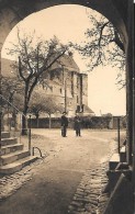 CARTE POSTALE ORIGINALE ANCIENNE ; SAINT SAUVEUR LE VICOMTE ; LE CHATEAU VU DU PORCHE D'ENTREE ; MANCHE (50) - Saint Sauveur Le Vicomte