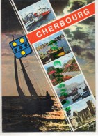 50 -  CHERBOURG - CAR FERRY- PORT DE PECHE- MARCHE AUX FLEURS- PLACE NAPOLEON - Cherbourg