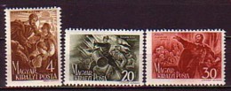 UNGARN / HONGRIE - 1944 - 50ans De La Mort De Lajos Kossuth- 3 ** Non Complet - Unused Stamps