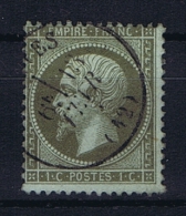 France: 1862 Yv 19 Obl/used. - 1862 Napoléon III.