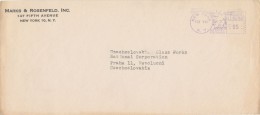 I3819 - USA (1947) New York, N.Y. (Only The Front Cover) - Cartas & Documentos