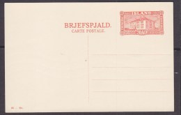 ISLANDE. ISLAND. EP. ENTIER POSTAL. - Postal Stationery