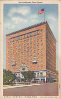 Texas El Paso Hotel Cortez 1942 Curteich - El Paso
