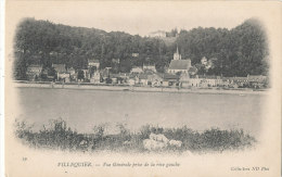 S S 317 / CPA  VILLEQUIER      (76  )  VUE GENERALE PRISE DE LA RIVE GAUCHE - Villequier