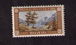 Timbre Neuf Suisse, Pro Joventute, 10, 1929 - Ungebraucht
