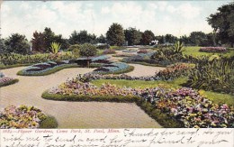 Flower Gardens Como Park Saint Paul Minnesota 1907 - St Paul