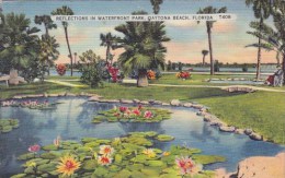 Reflections In Waterfront Park Daytona Beach Florida 1938 - Daytona