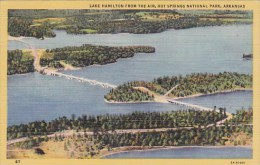 Lake Hamilton From The Air Hot Springs National Park Arkansas 1949 - Hot Springs