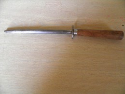 Fusil à Aiguiser En Acier . - Antiek Gereedschap