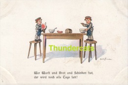 CPA ILLUSTRATEUR ENFANTS ** AD. HOFFMANN ** ARTIST SIGNED CHILDREN CARD **  SWSB 4987 - Hoffmann, Ad.