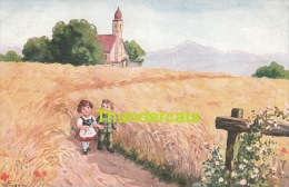 CPA ILLUSTRATEUR ENFANTS ** AD. HOFFMANN ** ARTIST SIGNED CHILDREN CARD **  SWSB 5066 - Hoffmann, Ad.