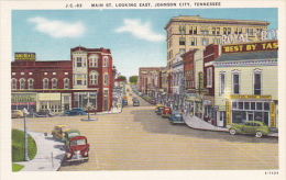 Tennessee Johnson City Main Street Looking East - Johnson City