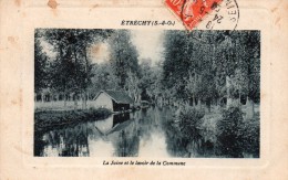 91 Etrechy La Juine Et Le Lavoir De La Commune - Etrechy