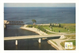 Cp, Canada, Québec, Vue Aérienne, Rivière De Métabetchouan à L'Embouchure Du Lac St-Jean - Québec - Les Rivières