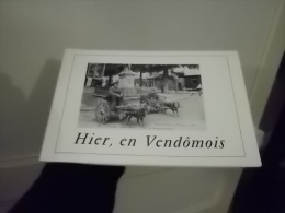 "HIER, EN VENDÔMOIS" Le Vendômois à Travers Les Cartes Postales Anciennes JEUNE CHAMBRE ECONOMIQUE VENDÔME 1987 - Centre - Val De Loire