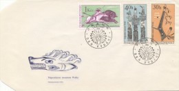 Czechoslovakia / First Day Cover (1966/11 C) Praha (1): Indians Of North America - Naprstek Museum (30h; 40h; 1Kcs) - Indiens D'Amérique